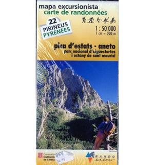 MAPA PICA D'ESTATS-ANETO PIRINEUS 22 (RANDONEES) | 9782841820313 | MICHELIN