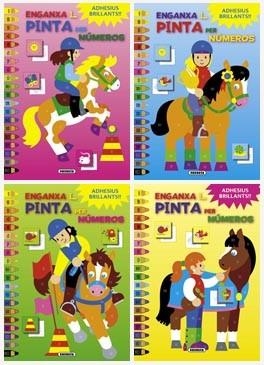 (CAT).ENGANXA I PINTA PER NUMEROS.(4 TITULOS).REF:1191 | 9788467719475 | BUSQUETS, JORDI