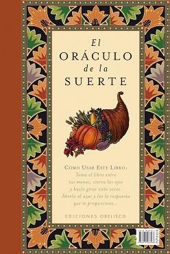 EL ORÁCULO DE LA SUERTE | 9788415968566 | ELIPHAS, MAGO