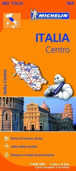 MAPA REGIONAL ITALIA CENTRO 563 | 9782067184015 | MICHELIN