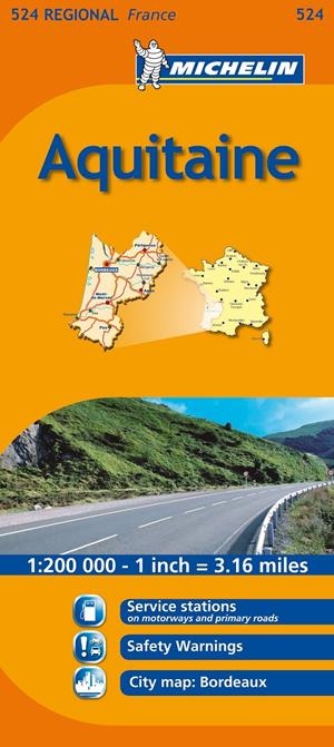 MAPA AQUITAINE 524 | 9782067135321 | VARIOS AUTORES