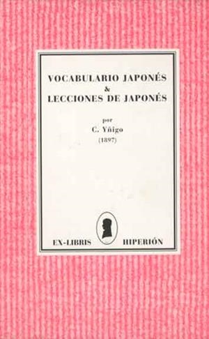 VOCABULARIO JAPONES | 9788475173740 | YÑIGO, C.