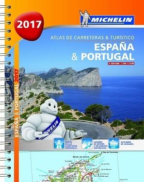 ESPAÑA & PORTUGAL (FORMATO A-4) (ATLAS DE CARRETERAS Y TURÍSTICO ) | 9782067217683 | MICHELIN