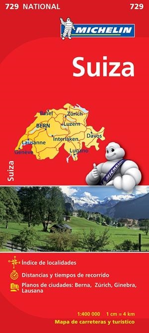 MAPA SUIZA 729 | 9782067171671 | VARIOS AUTORES