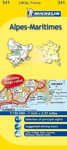 MAPA LOCAL ALPES-MARITIMES 341 | 9782067133952 | MICHELIN