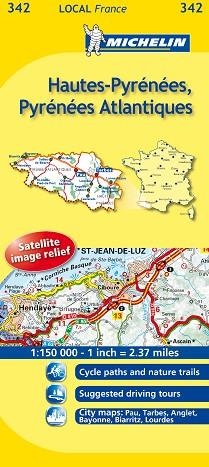 MAPA HAUTES PYRENEES PYRENEES ATLANTIQUES 342 | 9782067133969 | MICHELIN