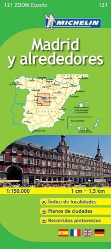 MAPA MADRID Y ALREDEDORES 121 | 9782067141421 | VVAA