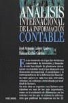 ANALISIS INTERNACIONAL DE LA INFORMACION CONTABLE | 9788436811704 | LAINEZ GADEA, JOSE ANTONIO