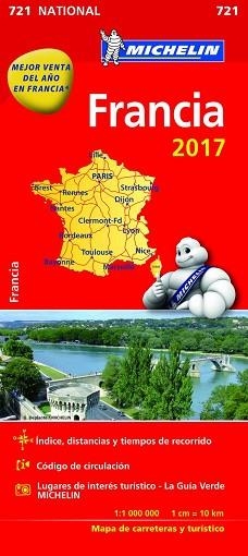 MAPA NATIONAL FRANCIA  | 9782067218659 | AA.VV