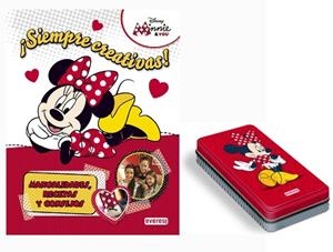 MINNIE & YOU. ¡SIEMPRE CREATIVAS!. LIBRO CON LATA PARA LÁPICES | 9788444169965 | WALT DISNEY COMPANY