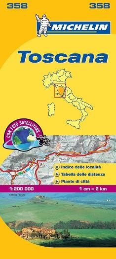 MAPA TOSCANA 358 | 9782067126671 | MICHELIN