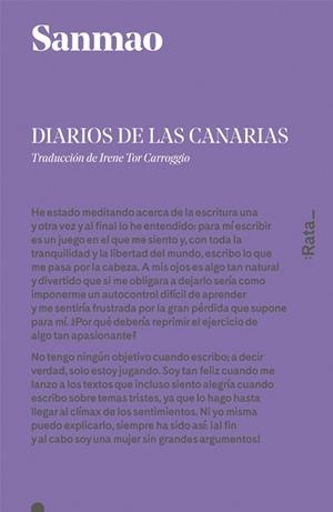 DIARIOS DE LAS CANARIAS | 9788416738090 | SANMAO