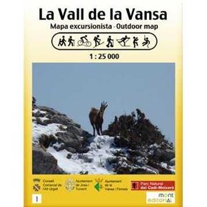 MAPA VALL DE LA VANSA 1:25.000 | 9788461523290 | SALA OLIVERAS, SALVADOR