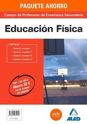 PAQUETE AHORRO EDUCACIÓN FÍSICA  CUERPO DE PROFESORES DE ENSEÑANZA SECUNDARIA | 9788490935132 | VV. AA.