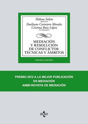 MEDIACIÓN Y RESOLUCIÓN DE CONFLICTOS: TÉCNICAS Y ÁMBITOS | 9788430972739 | SOLETO, HELENA / CARRETERO MORALES, EMILIANO / ALZATE SÁEZ DE HEREDIA, RAMÓN / AVILÉS, MARÍA / BUTTS