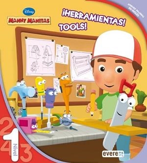 MANNY MANITAS: HERRAMIENTAS TOOLS NIVEL 1 APRENDE INGLES | 9788444144306 | DISNEY