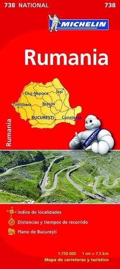 MAPA RUMANIA 738 | 9782067172111 | AA.VV