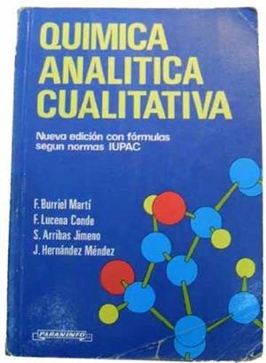 QUIMICA ANALITICA CUALITATIVA | 9788428312530 | BURRIEL MARTI, FERNANDO