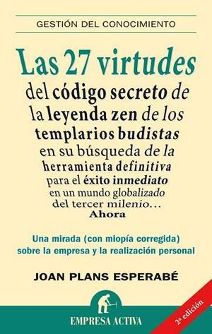 LAS 27 VIRTUDES | 9788492452439 | PLANS ESPERABÉ, JOAN