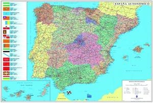MAPA PLASTIFICADO ESPAÑA PORTUGAL 13734 | 9782067150188 | VARIOS AUTORES