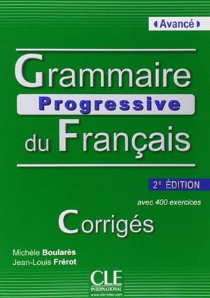 GRAMMAIRE PROGRESSIVE DU FRANÇAIS 2ª ÉDITION - CORRIGES | 9782090381191 | VVAA