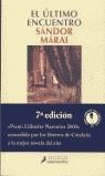 ULTIMO ENCUENTRO, EL | 9788478886012 | MARAI, SANDOR