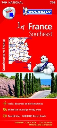 MAPA FRANCIA SOUTHEAST (709) -2015- | 9782067200739 | MICHELIN