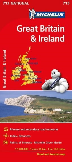 MAPA NATIONAL GRAN BRETAÑA IRLANDA | 9782067170278 | VV.AA.