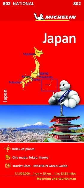MAPA NATIONAL JAPÓN | 9782067229259 | AA.VV