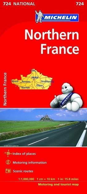 MAPA NATIONAL NORTHERN FRANCE | 9782067228726 | VV.AA.