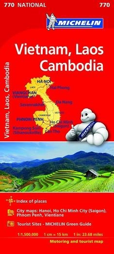 MAPA NATIONAL VIETNAM, LAOS, CAMBODGE | 9782067217157 | MICHELIN