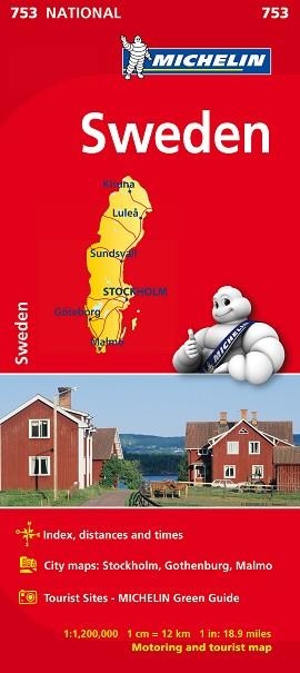 MAPA NATIONAL SUECIA | 9782067172852 | VV. AA.