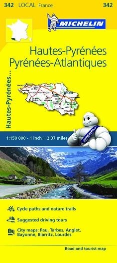 MAPA LOCAL HAUTES-PYRÉNÉES, PYRÉNÉES-ATLANTIQUES | 9782067210738 | VV. AA.