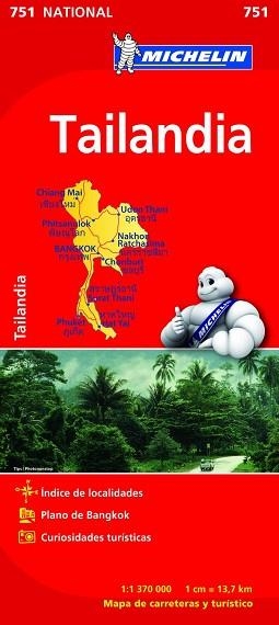 TAILANDIA 751 | 9782067172692 | MICHELIN