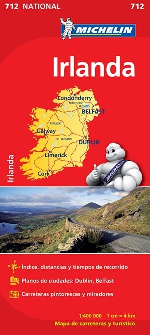 MAPA IRLANDA 712 | 9782067170230 | VARIOS AUTORES