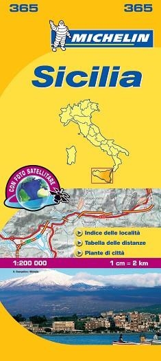 MAPA SICILIA 365 | 9782067126749 | MICHELIN