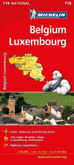 MAPA NATIONAL BÉLGICA LUXEMBURGO | 9782067170698 | VV. AA.