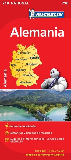 MAPA ALEMANIA 718 | 9782067170865 | VARIOS AUTORES