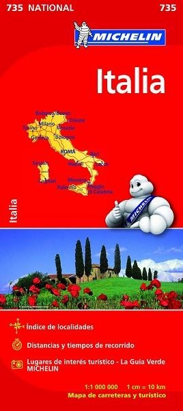 MAPA NATIONAL-ITALIA(735)-2015 | 9782067200173 | MICHELIN