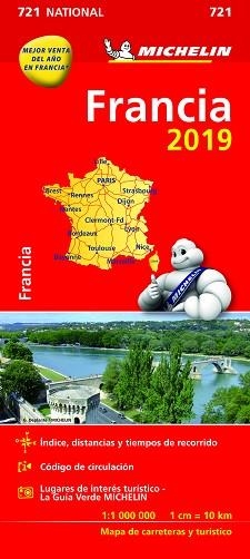 MAPA NATIONAL FRANCIA | 9782067236530 | VV.AA.