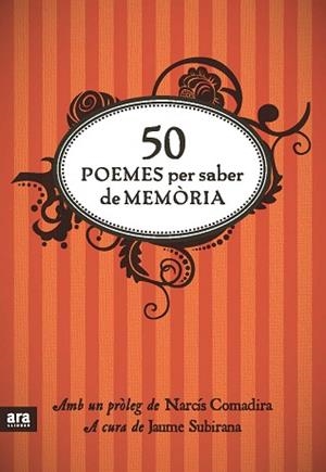 50 POEMES PER SABER DE MEMORIA | 9788492907861 | VARIS