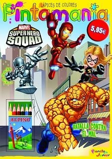 SUPER HERO SQUAD. PINTAMANIA LAPICES PEQUEÑOS | 9788408102496 | SUPER HERO SQUAD
