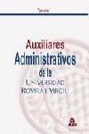 AUXILIARES ADMINISTRATIVOS UNIV. ROVIRA I VIRGILI | 9788483117927 | VARIS