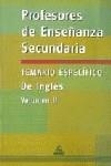 SECUNDARIA INGLES II TEMARIO ESPECIFICO | 9788483112120 | ESTEFANI TARIFA, JOSE LUIS