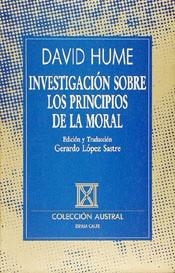 INVESTIGACION SOBRE LOS PRINCIPIOS DE LA MORAL | 9788423972425 | HUME, DAVID