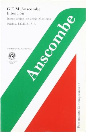 INTENCION | 9788475096803 | ANSCOMBE, G. E. M.