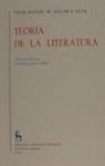 TEORIA DE LA LITERATURA | 9788424900458 | AGUIAR E SILVA, VITOR MANUEL DE