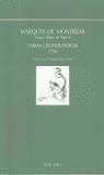 MARQUES DE MONDEJAR OBRAS CRONOLOGICAS | 9788475228624 | IBAÑEZ DE SEGOVIA, GASPAR