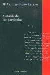 SINTAXIS DE LAS PARTICULAS | 9788475229218 | PAVON LUCERO, M.VICTORIA