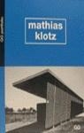 MATHIAS KLOTZ | 9788425217203 | TORRENT, HORACIO